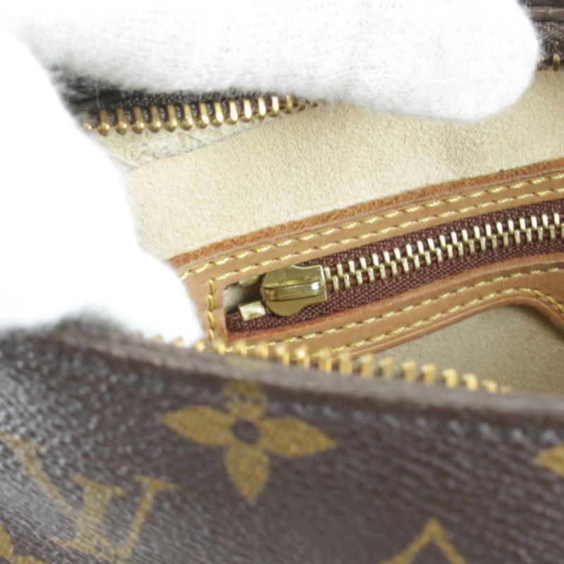 Louis Vuitton Looping MM M51146 Shoulder Bag Brown Monogram Canvas Brand