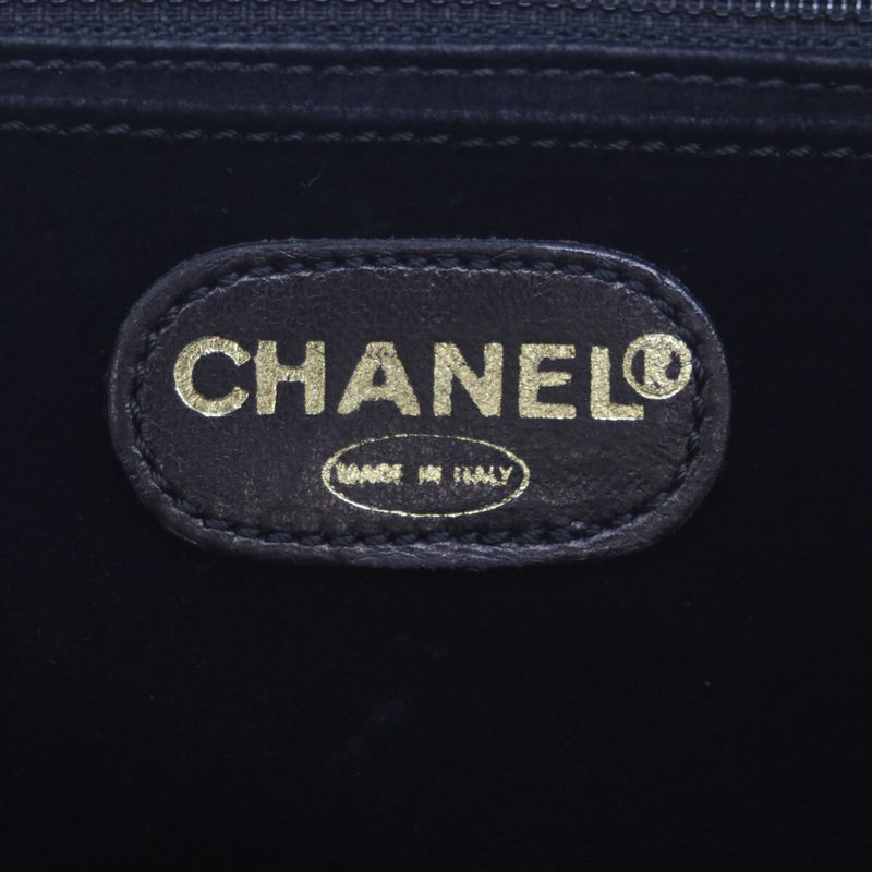 Chanel No 5 Black Caviar Skin Ghardware 2WAY Vanity Shoulder Bag Vanity Bag