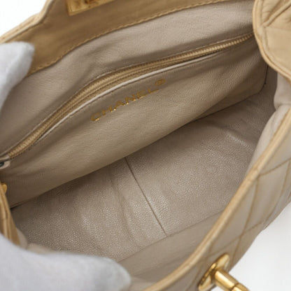 Chanel Shoulder Bag Tote Bag Lambskin Matelasse Top Turnlock One Shoulder Bag