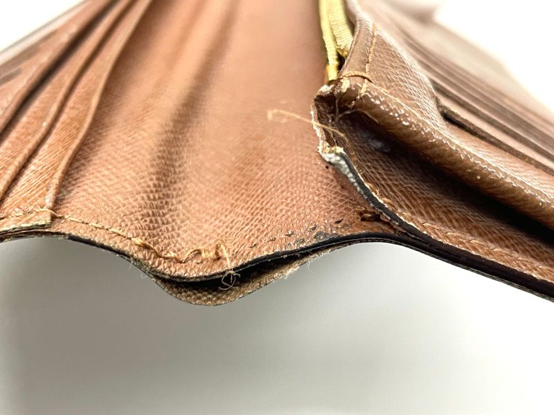 Louis Vuitton Monogram Portefeuille Brazza Long Wallet Folded M66540 Brown Made