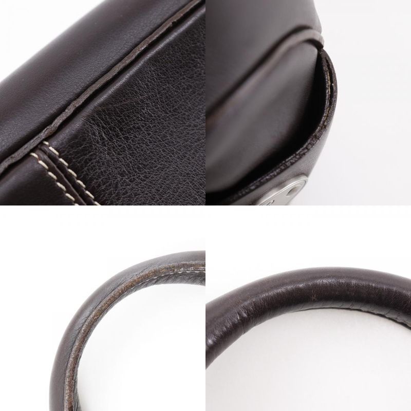 Celine Boogie Bag Leather Brown Women's Handbag