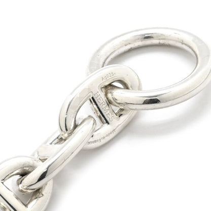 Hermes Bracelet Chaine D'ancre MM Silver 925 Silver 15 Frames Star Ring Silver