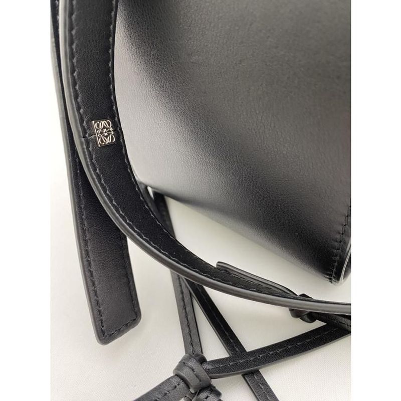Loewe Hammock Small Black Shoulder Bag Pre-Ownedexcellent Condition