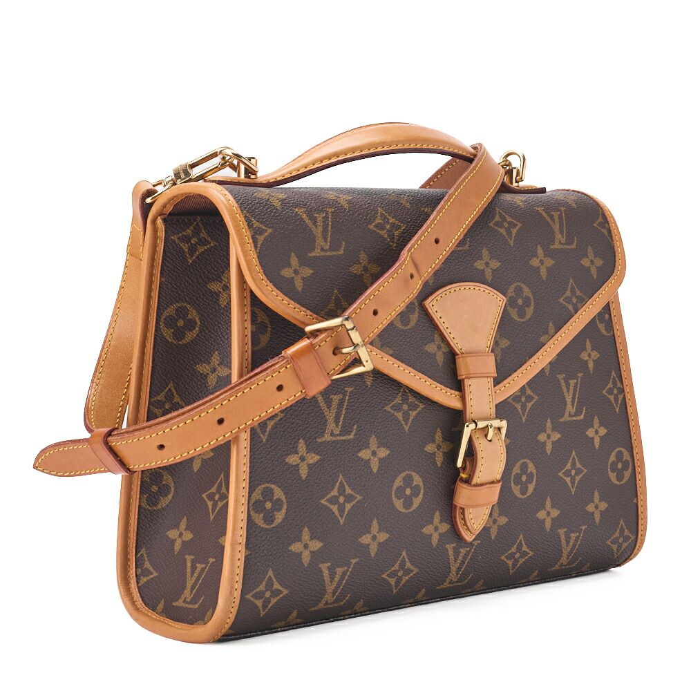 Louis Vuitton Monogram Bel Air Handbag Brown With Gold Hardware Shoulder Bag