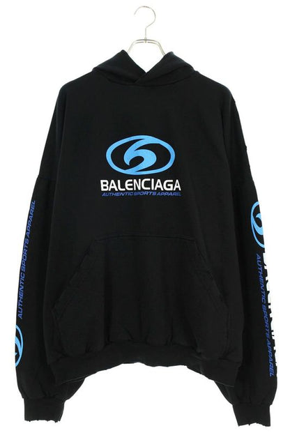 Balenciaga 24SS 761458 Tpvu7 Surfer Maxi Logo Print Pullover Hoodie Men's 2