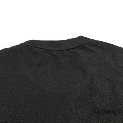 Hermes Short Sleeve T-Shirt H Logo Embroidery Pocket XL Size Cotton Black Hermes