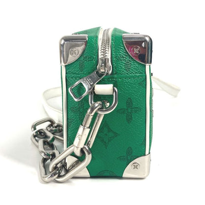 Louis Vuitton Shoulder Bag Mini Soft Trunk M80816 Monogram Canvas Green