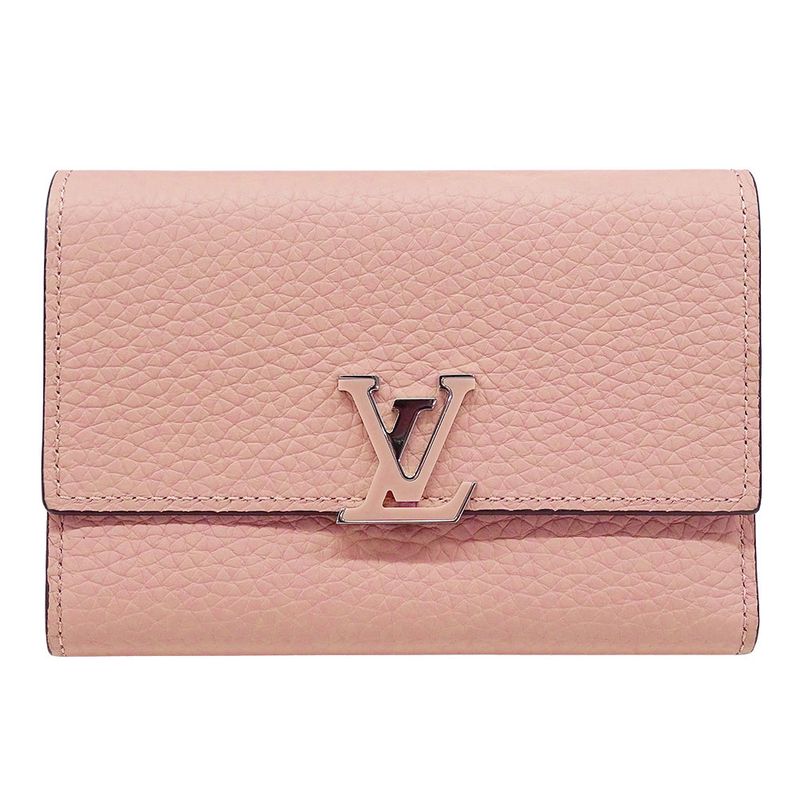 Louis Vuitton Wallets Women's Branded Bifold Wallet Taurillon Leather Portefeuil