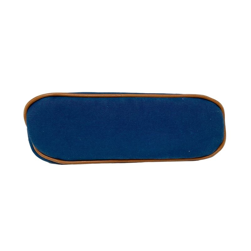 Hermes Pouch Bolide Pouch 20 Navy And Light Brown Leather