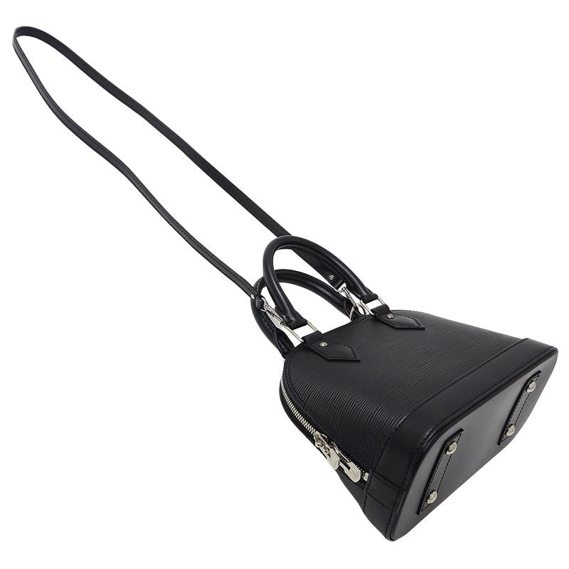 Louis Vuitton Bag Epi Women's Branded Handbag Shoulder Bag 2way Alma BB Noir