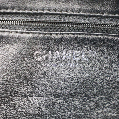 Chanel Matelasse Coco Mark Caviar Skin Mini Boston Bag Black