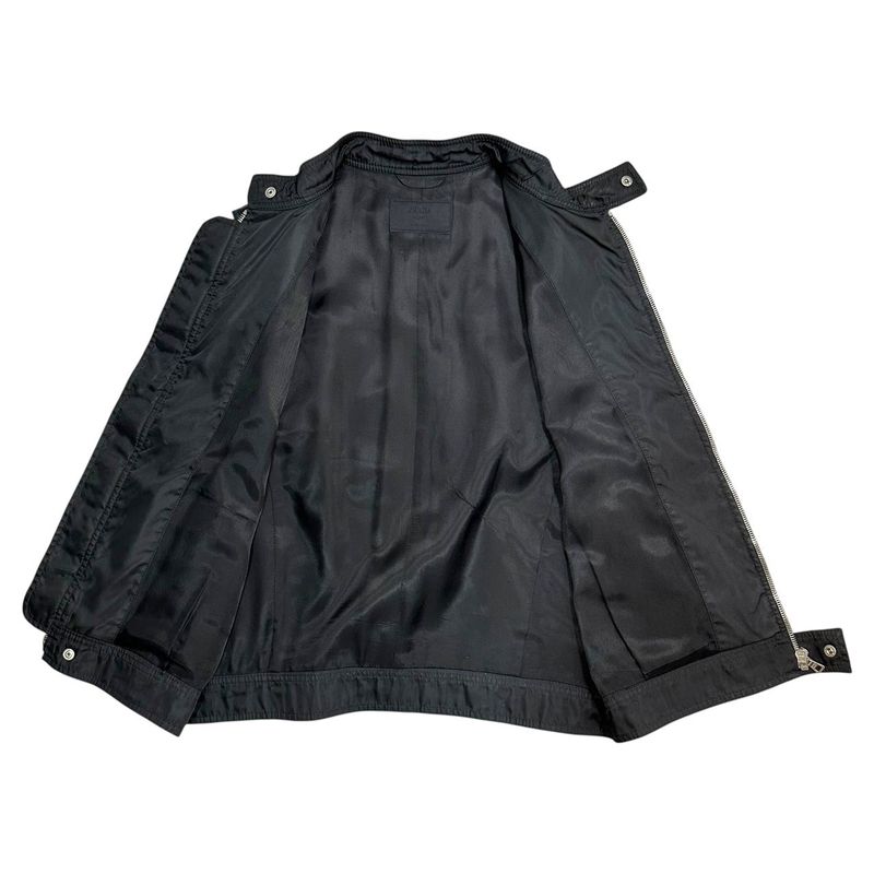 Prada 1996 Archive Leather Nylon Docking Vest Archive Leather Nylon Docking