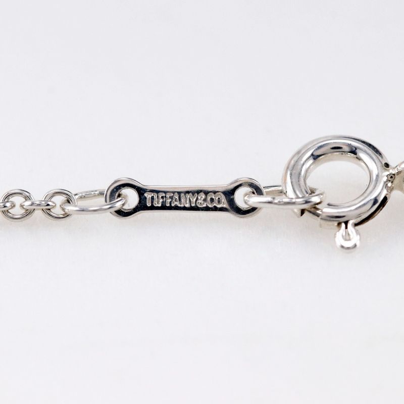 Tiffany & Co Open Heart Elsa Peretti 925 Silver Ladies 5.7g Necklace