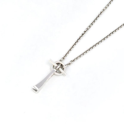 Hermes Clous De Forge Choker Necklace 43cm (1693in) Long Star Ring Silver Sv925