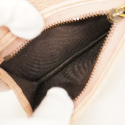 Gucci Wallet GG Marmont Butterfly 499361 Leather Pink Beige Gold Hardware Women