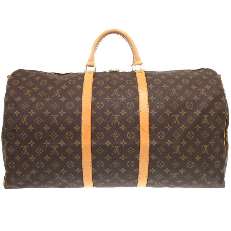 Louis Vuitton Keepall Bandoliere 60 Monogram M41412 Boston Bag LV 0625 Louis