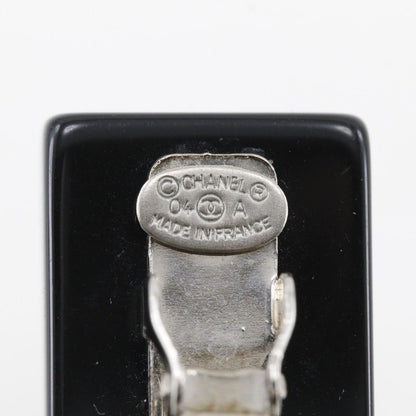 Chanel Coco Mark Heart Plastic X Rhinestone Black 04A Ladies Barrette