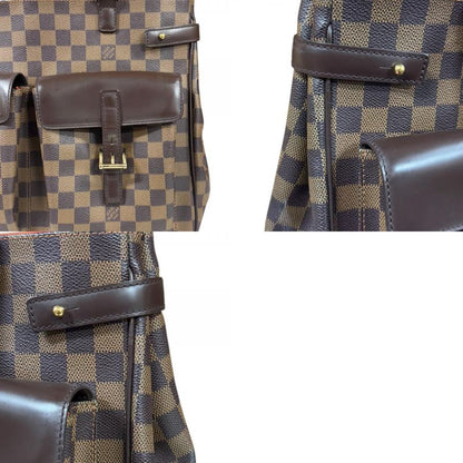 Louis Vuitton Uzes Damier Tote Bag Damier Canvas N51128 Brown Women's Louis