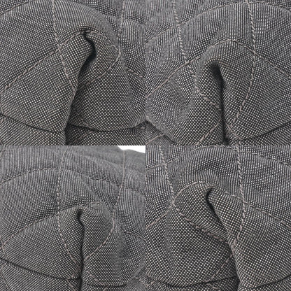 Chanel Shoulder Bag Denim Coco Mark Gray With Silver Hardware Ladies [no