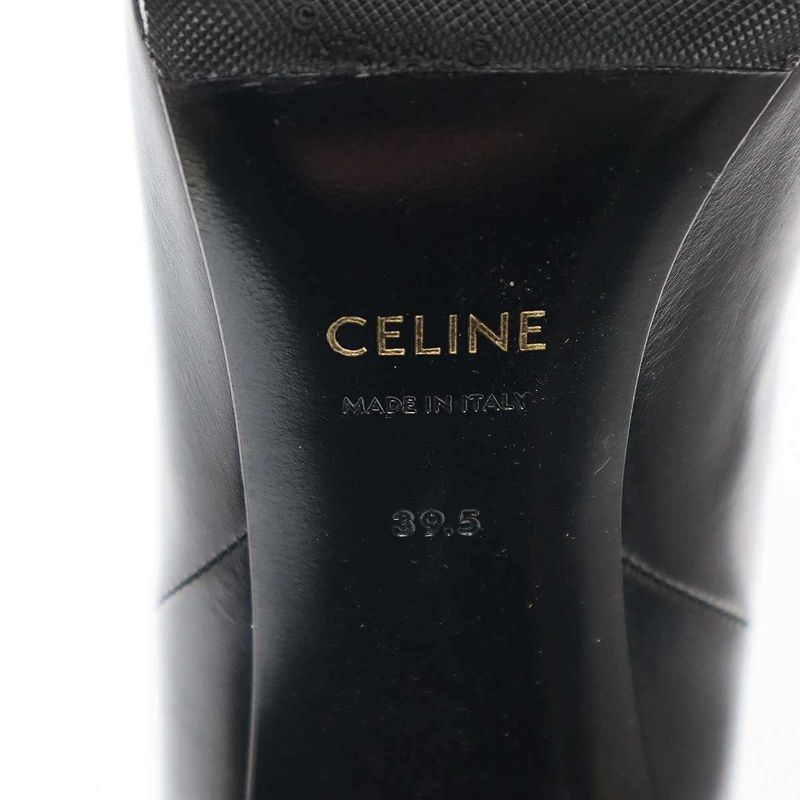 Celine Chelsea Cropped Boots Booties 327913002c Black 39.5