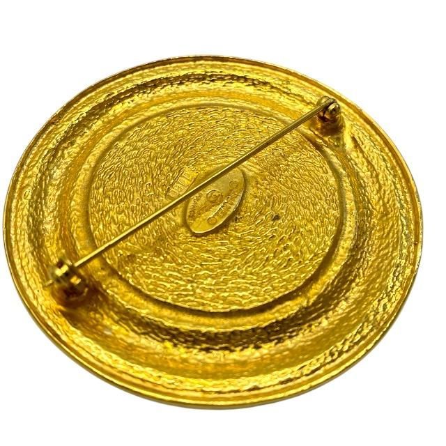 Chanel Cambon Line Circle Pin Brooch Accessories Small Accessories Coco Logo GP