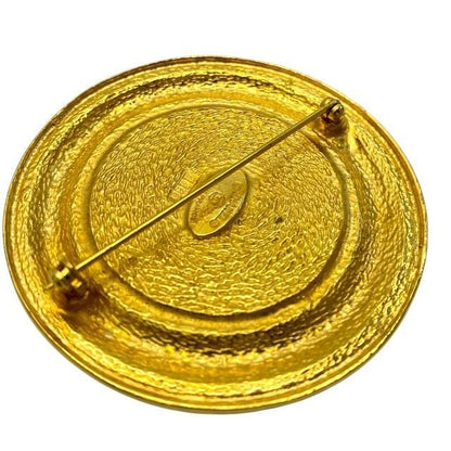 Chanel Cambon Line Circle Pin Brooch Accessories Small Accessories Coco Logo GP
