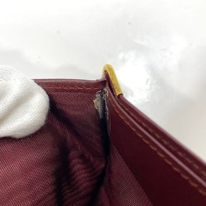 Cartier Bifold Wallet Bordeaux Must Excellent Condition Preowned Leather