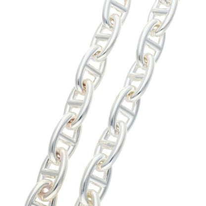 Hermes Chaine D'ancre Chaine D'ancre Silver Choker Necklace Men's GM