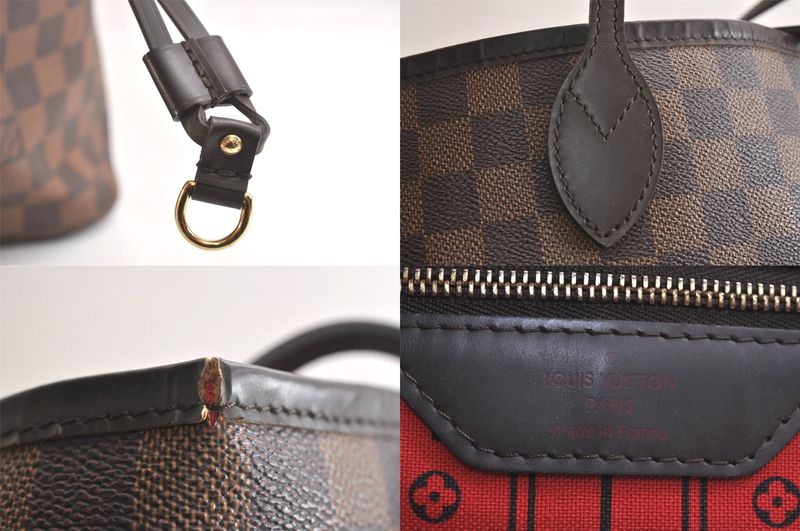 Louis Vuitton Damier Neverfull GM Shoulder Tote Bag N51106 LV 2739n