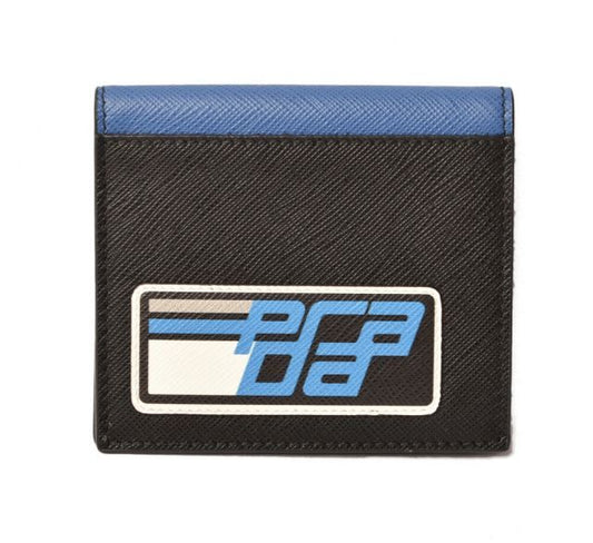 Prada Wallet For Men Prada Fold Wallet 2mo004 Saffiano Patch Patchwork Black