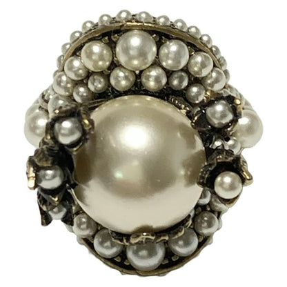 Gucci Ring - Bronze And White Flower