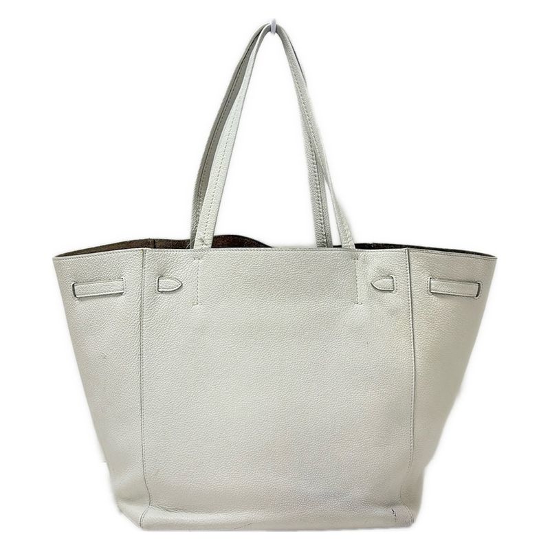 Celine Tote Cabas Phantom Small With Tassel 176023tni01bc White Leather