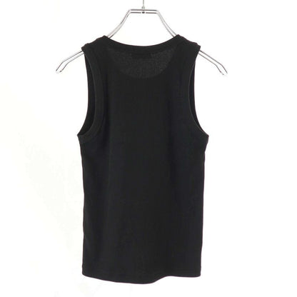 Celine 25ss Triomphe Ribbed Tank Top 2x45n0v19.38no Black XS