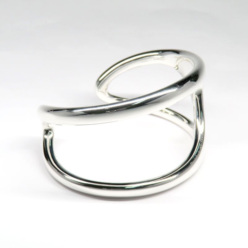 Hermes Bracelet Chaine D'ancre Punk Bangle #15 Ag925 Silver - 2023
