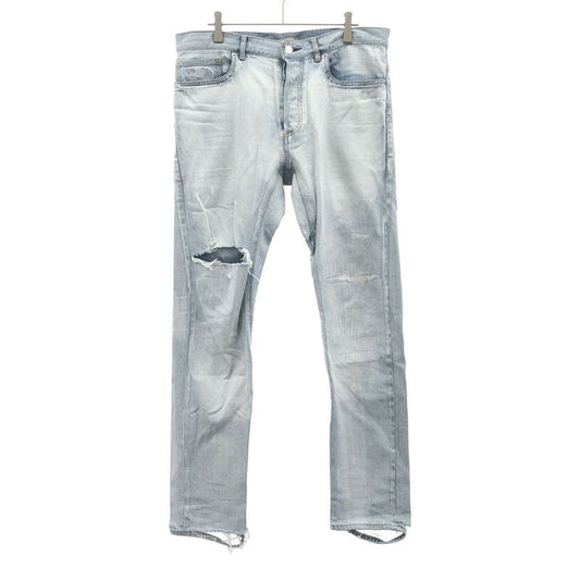 Dior X Kenny Scharf Dior X Kenny Scharf 21aw Damaged and Repaired Denim Pants