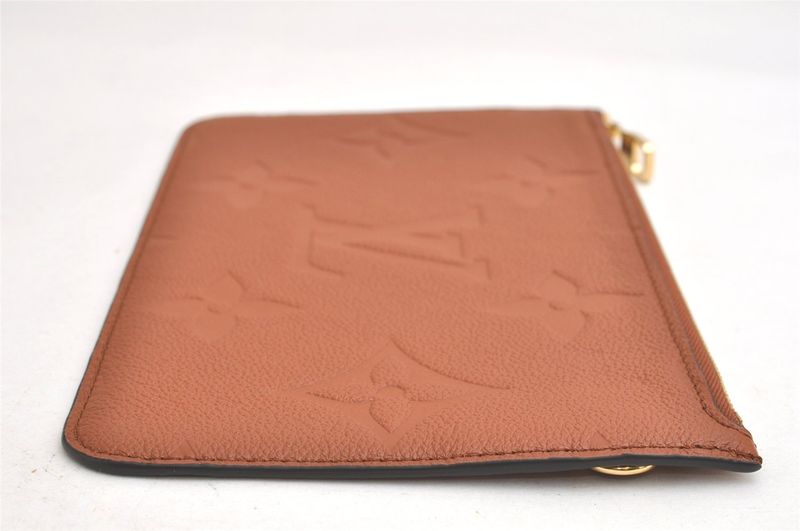 Louis Vuitton Monogram Empreinte Neverfull Pouch Wallet Brown LV 3395n