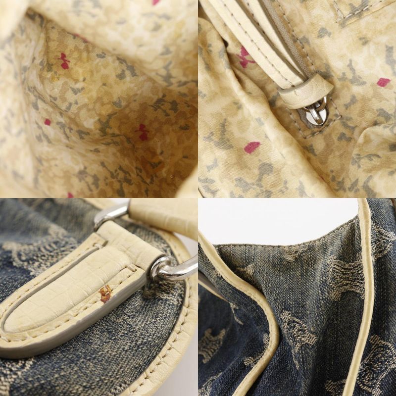 Celine Bittersweet Paris Macadam Denim Blue Women's Tote Bag