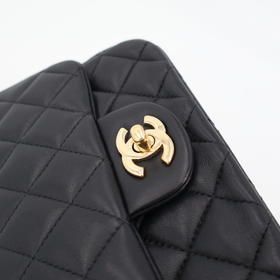 Chanel Mini Flap Bag Chain Shoulder 2019ss Matelasse A35200 Black Gold Hardware