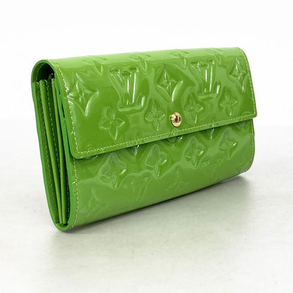 Louis Vuitton Vernis Portefeuille Sarah M93635 Vert Toninic Cles Dies