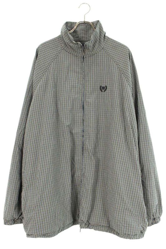 Balenciaga 841686tsm119095 Check Zip Up Jacket Blouson Men's 4