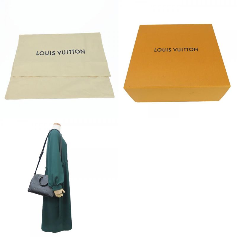 Louis Vuitton Handbag Speedy M58951 Bandoliere 25 Monogram Empreinte Noir Black