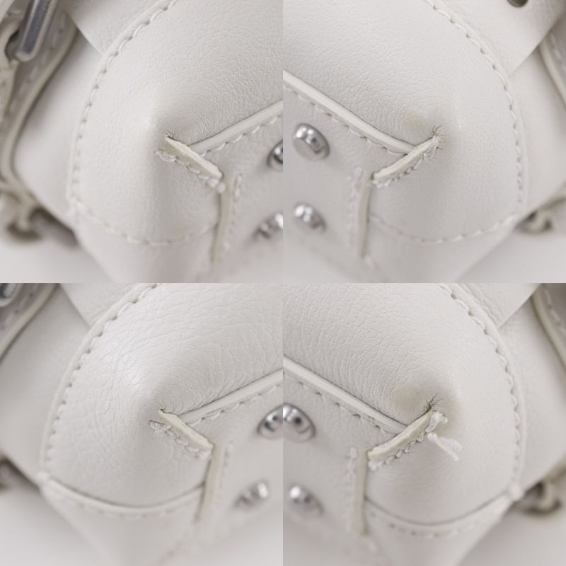 Bottega Veneta Bottega Veneta Arco Tool Bag Maxi Intre 2WAY Shoulder Calf White