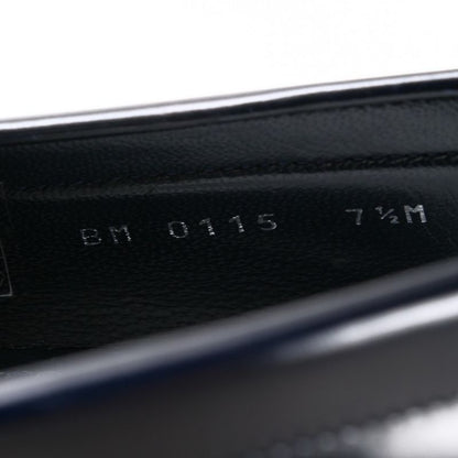 Louis Vuitton Loafers Size 7 1 2M V-line Leather Shoes Made In Italy 20250430