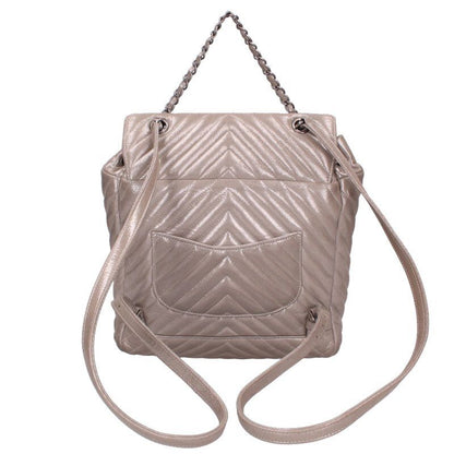 Chanel Chevron Matelasse Lambskin Backpack Women