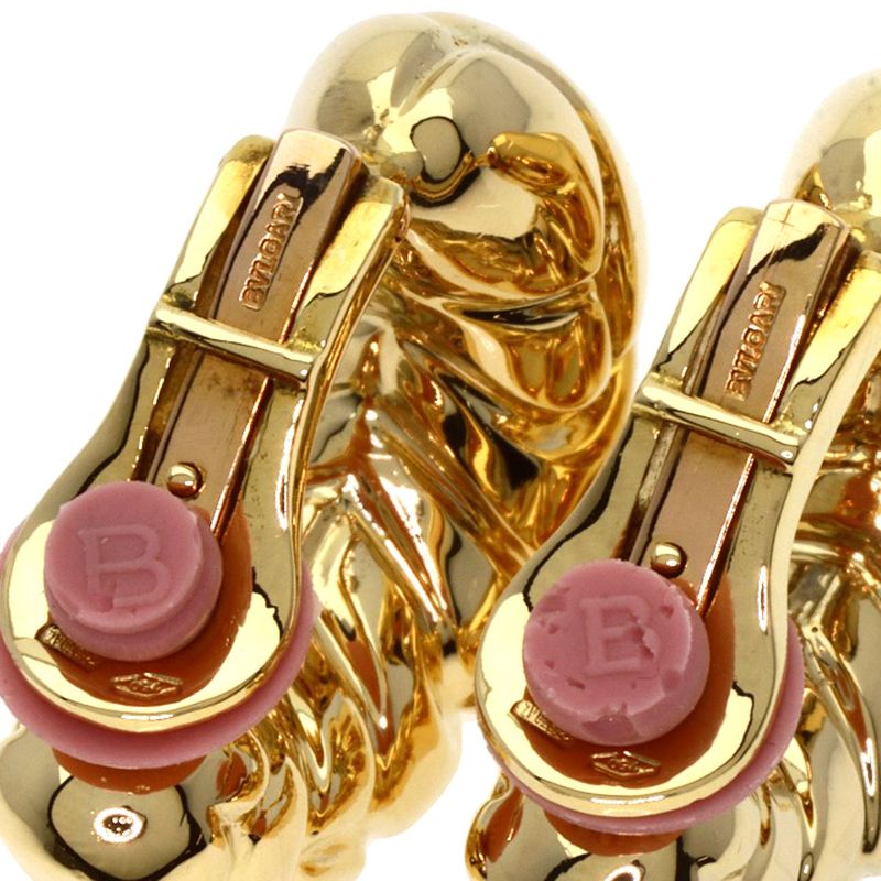 Bvlgari Bulgari Spiga Earring 18K Yellow Gold Ladies
