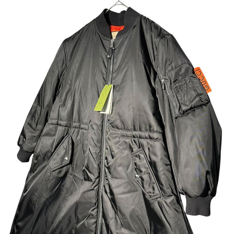 Gucci Cruise 2024 25 Collection Ma-1 Flared Padded Coat Flared Padded Long Coat