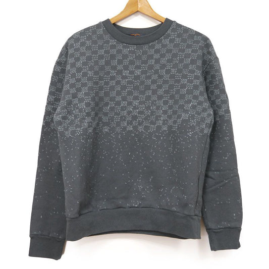 Louis Vuitton Sweatshirt Damier Spread Size M Gray