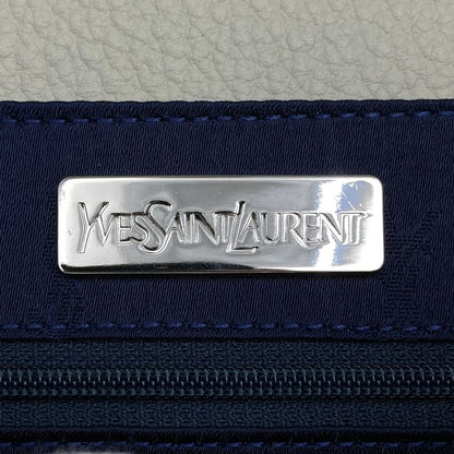 Saint Laurent Shoulder Bag White Leather Ladies Vintage Men Fashion