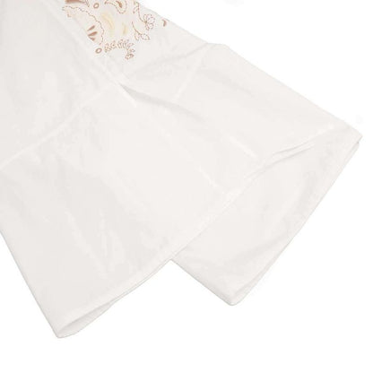 Hermes 25ss Embroidery Wide Blouse Shirt H5e3616da White 38