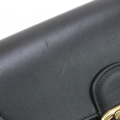 Celine Triomphe Chain Shoulder Bag Black